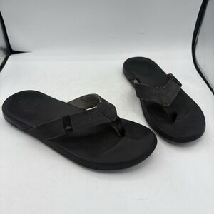 Reef Sandals Mens Size 12 Cushion Phantom 2.0 Flip Flops Black